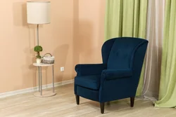 Armchairs in the living room small sizes photo