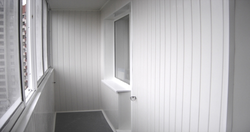 Finishing the loggia with pvc panels photo