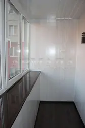 Анҷом додани лоджия бо панелҳои PVC сурат