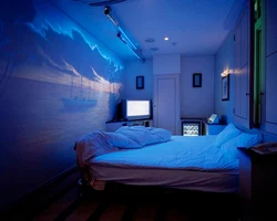 Night bedroom photo