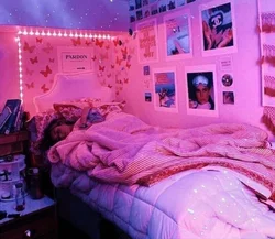 Photo of an aesthetic bedroom