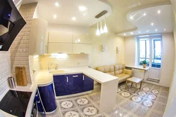 Apartment with a bathroom in the kitchen photo