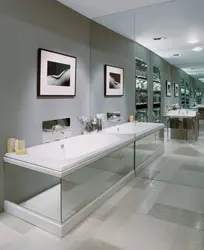 Mirror bath photo