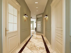 Pistachio colored hallway photo