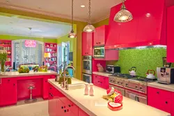 Colorful kitchens photos