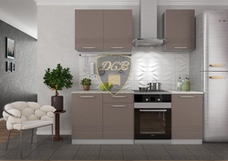 Mocha matte kitchen photo