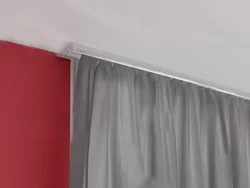 Ceiling Curtain Rods For Kitchen Photo