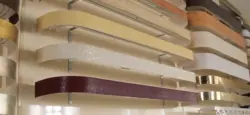 Ceiling curtain rods for kitchen photo