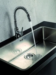 Metall Lavabo Fotosurati Bo'Lgan Oshxona