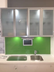 Photo glass for kitchen photo