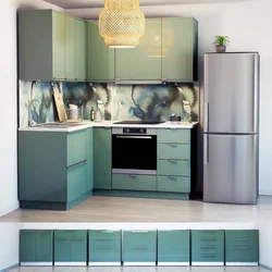 Kitchen Sofia Green in the interior photo