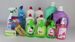 Photo of kitchen detergents