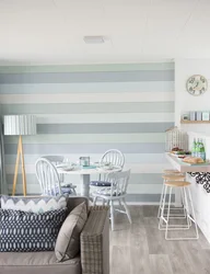 Striped kitchen photos