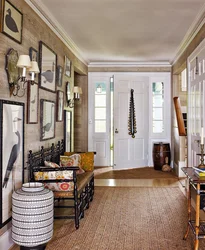 Retro hallway interior