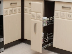 Kitchen crushes furniture in the interior