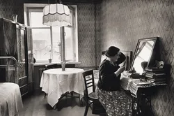Sovet yataq otağı foto