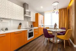 Color combination for kitchen curtains photo