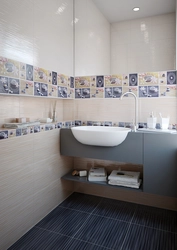 Valencia tiles in the bathroom interior