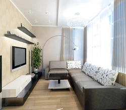 Hall design of a 2-room apartment in Khrushchev photo