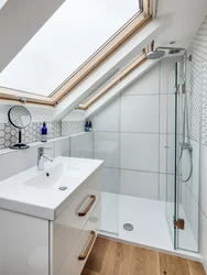 Sloping bathroom design