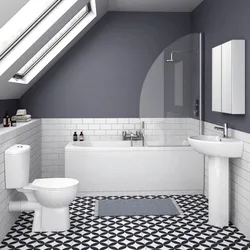 Sloping bathroom design