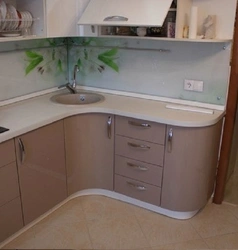 Kitchen set for a small corner kitchen in Khrushchev photo