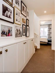 Narrow chest of drawers in the hallway design