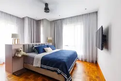 How to hang a TV in the bedroom photo