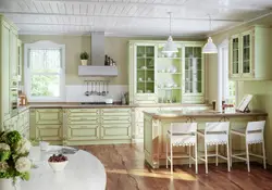 Kitchen Design With Bar Counter Provence