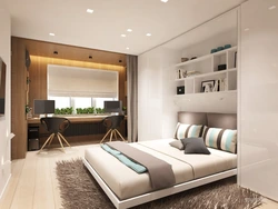 Large Bedroom Interior With One Window
