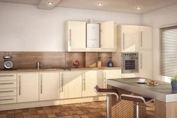 Kitchen design if there is a gas boiler