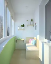 Kiçik Bir Mənzildə Balkon Dizaynı Fotoşəkili