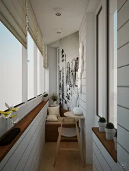 Kichkina kvartira fotosuratida balkon dizayni