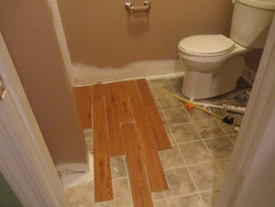 Floor tiles for bathrooms and toilets photo
