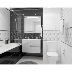 Bathroom Design White Black Gray