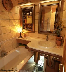 Bathroom design with countertop