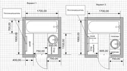 Размеры интерьера в ванной