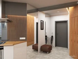 Interior Of The Hallway And Kitchen In The Same Style