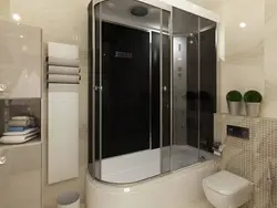 Bathroom with shower cabin design new