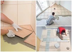 How To Lay Tiles On The Bathroom Floor Photo