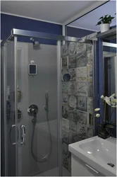 Bathroom Design With Shower In Khrushchev