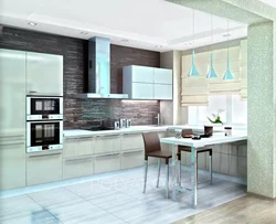 Unique kitchen interior