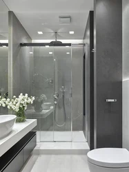 Bathroom Design With Gray Shower