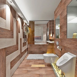 Vinyl tile bathtub design