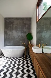 Vinyl tile bathtub design