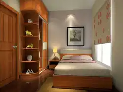 Rectangular bedroom how to arrange furniture photo