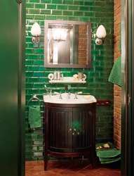 Emerald bathroom design