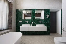 Emerald bathroom design
