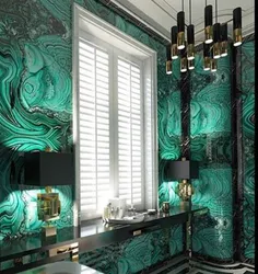 Emerald bathroom design