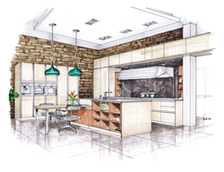 Free kitchen interior design project
